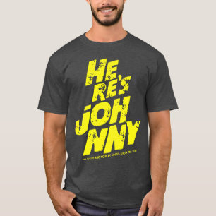Här är Johnnys musik dj dans rock cool johnny kul T Shirt