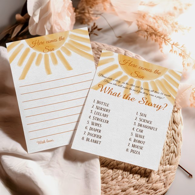 Här är Kom Solskine Baby Shower What Arory Game (Skapare uppladdad)