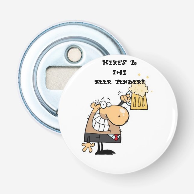 "Här är ölet!" Flasköppnare (Framsidan)