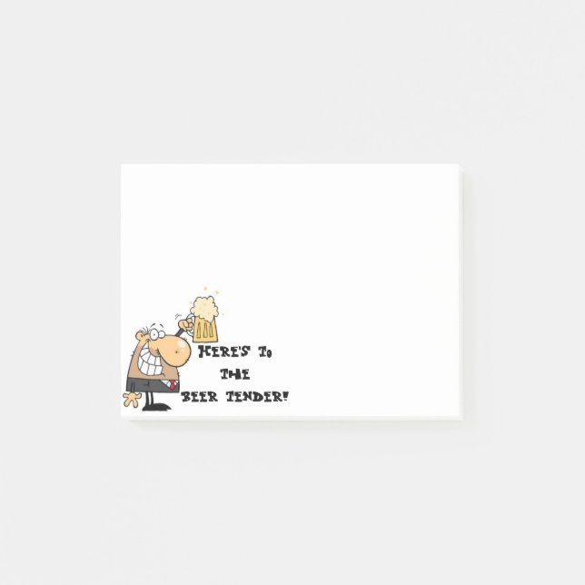 "Här är ölet!" Post-it Block (Framsida)