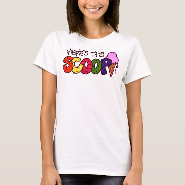 Här är Scoop Dam Spaghetti Top (Passande) Tee (Framsida)