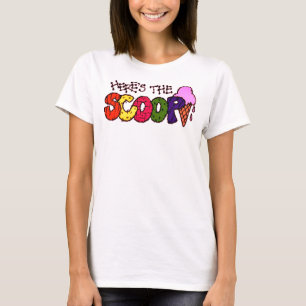 Här är Scoop Dam Spaghetti Top (Passande) Tee Shirt