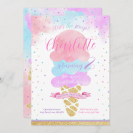 Här är Scoop Ice Cream Birthday Inbjudningar