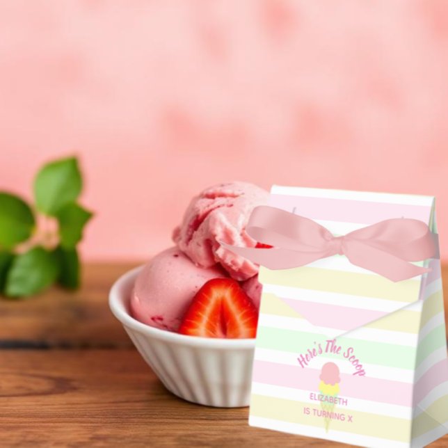 Här är Scoop Ice Cream Sommardagen Presentaskar (Skapare uppladdad)