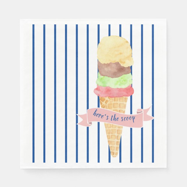 Här är Scoop-Pappersservett Pappersservett (Framsidan)