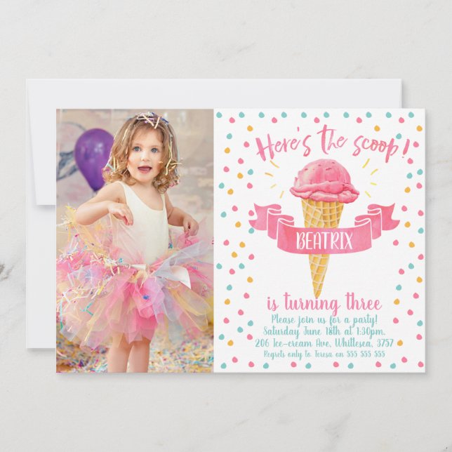 Här är skottops inbjudan till födelsedag (Framsida)