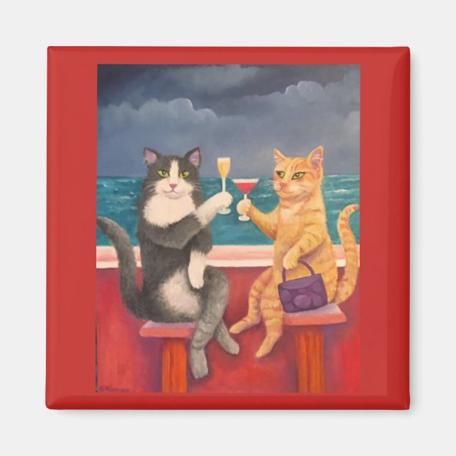 Här är till USA Magnet (Framsidan)