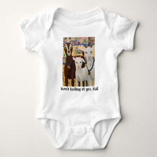 Här är tittar på You Kid-hoppdräkt T-Shirt