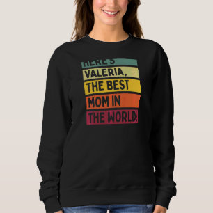 Här är Valeria världens bästa Mamma i Mo T Shirt