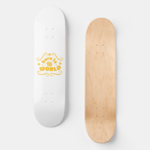 Här är världen mini skateboard bräda 18,5 cm
