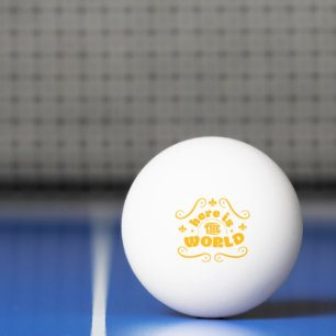 Här är världen pingisboll