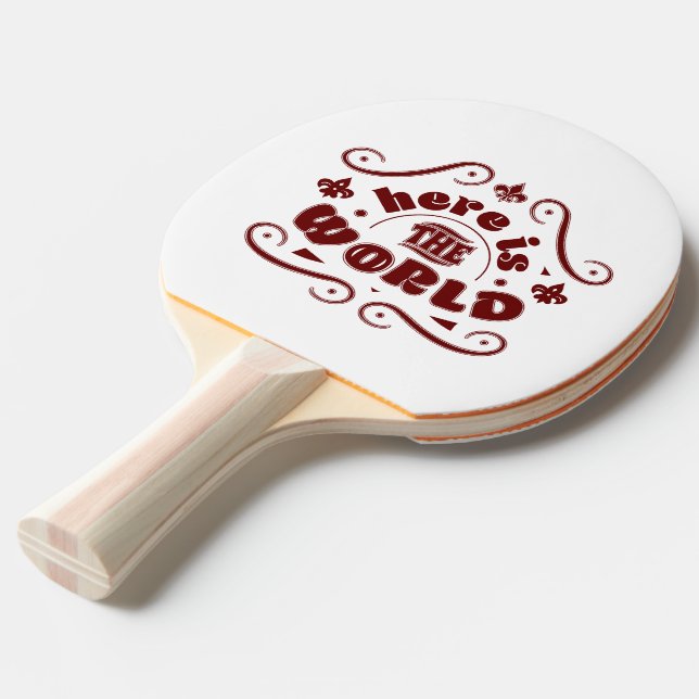 Här är världen pingisracket (Ryggvinkel)