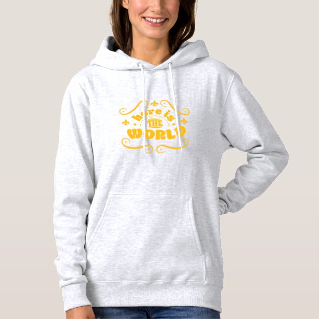 Här är världen t shirt (Framsida)