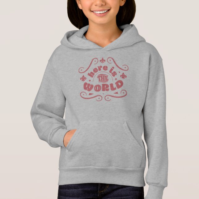 Här är världen t shirt (Framsida)
