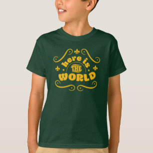 Här är världen t shirt
