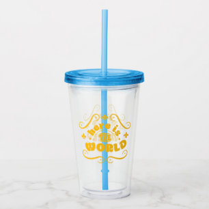 Här är världen take away mugg