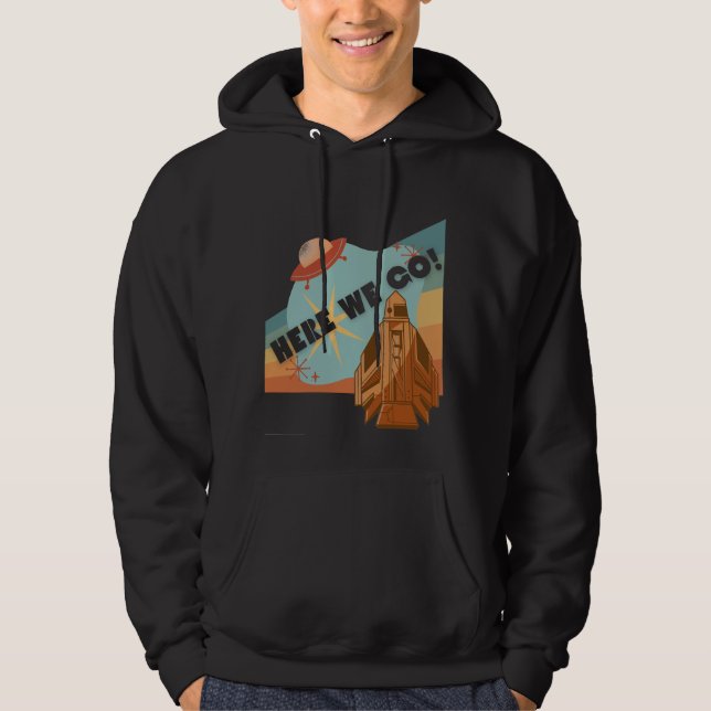 Här är vi hoodie (Framsida)