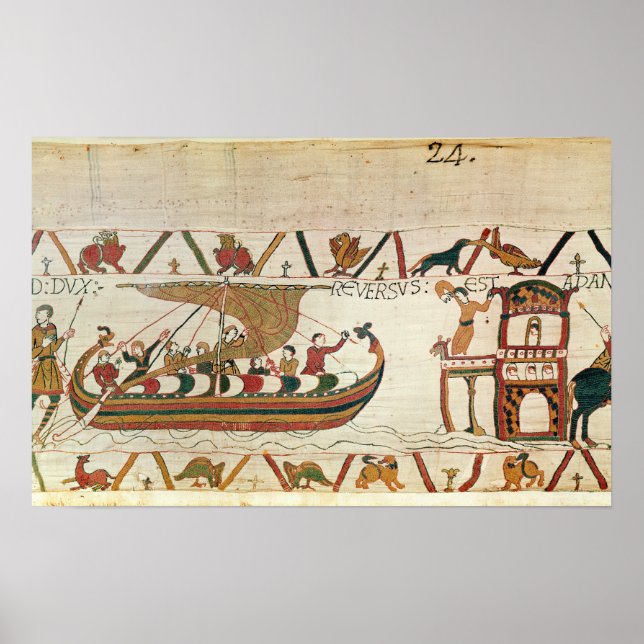 Här återvänder Earl Harold till England Poster (Framsidan)