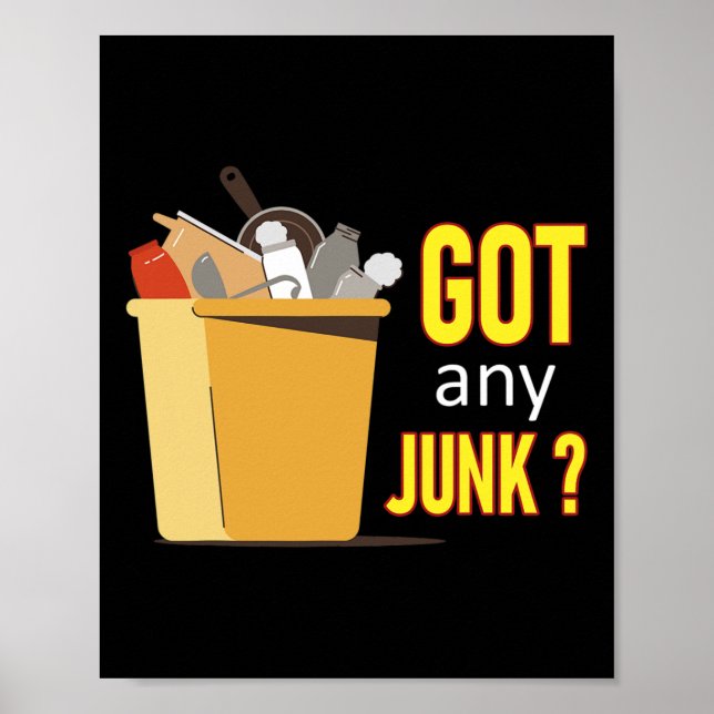 Har Återvinningsskrappa C för skräppoståtervinning Poster (Framsidan)
