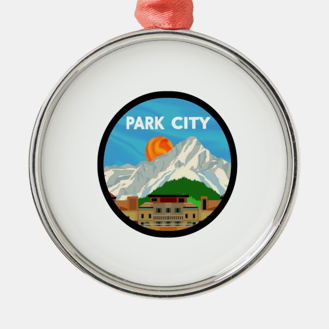 Har att gå julgransprydnad metall (Framsidan)