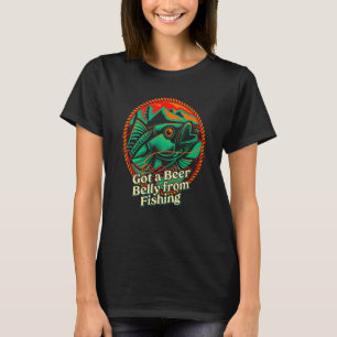 Har av en Beer Belly från Drinker of Fishers Beer T Shirt