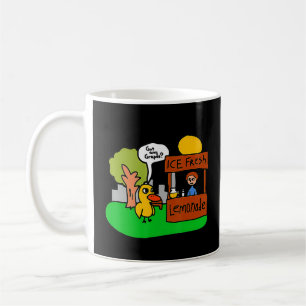 Har av färsk citronad av alla druvor Anka Kaffemugg