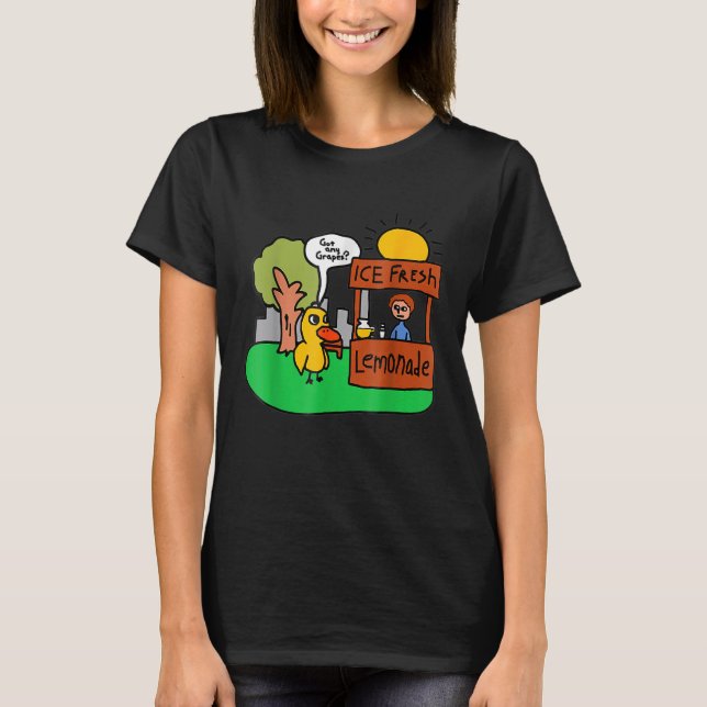 Har av färsk citronad av alla druvor Anka T Shirt (Framsida)