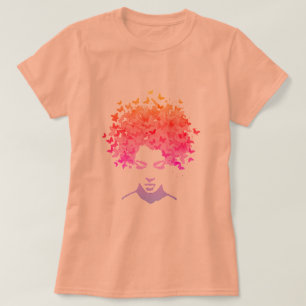 Hår av fjärilsT-tröja Tee Shirt