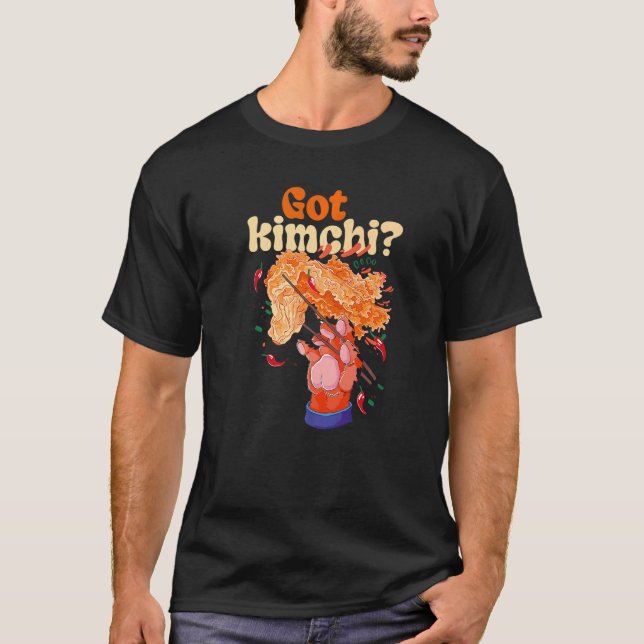 Har av krydda Kimchi till koreanska Food Kimchi Pr T Shirt (Framsida)