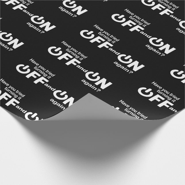 Har av och på du försökt roterande det igen presentpapper (Hörn)