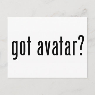 har avatar? vykort