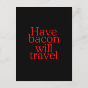 Har Bacon kommer att resa i Påstående Vykort