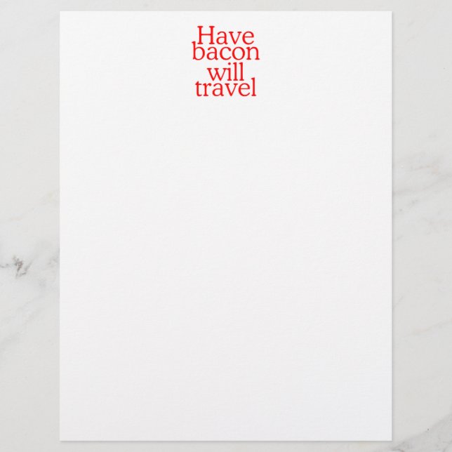 Har Bacon Kommer Att Resa Uttalande (Framsida)