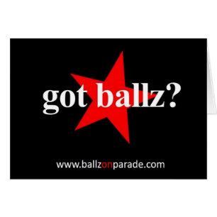Har Ballz? Kort för hälsning
