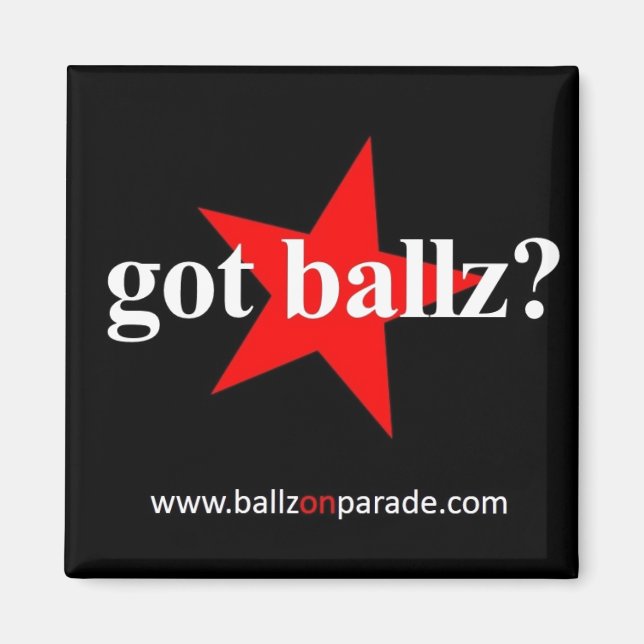Har Ballz? Magnet (Framsidan)