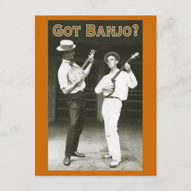 Har Banjo? vykort (Framsida)
