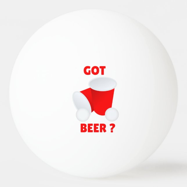 Har Beer? Beer Pong Ping Pong Boll (Framsidan)