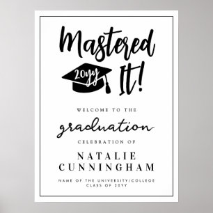 Har Bemästrat Det Magisterexamen Utexamineringsfir Poster