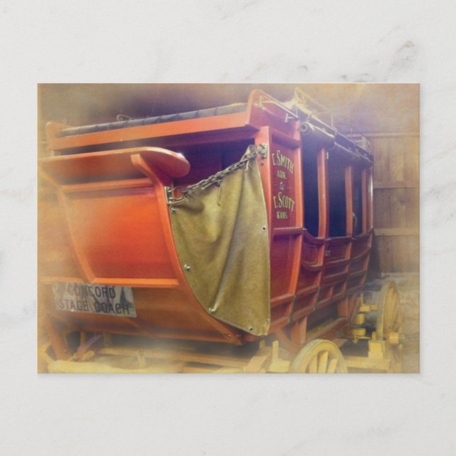 Har-Ber Village diligens Vykort (Framsida)