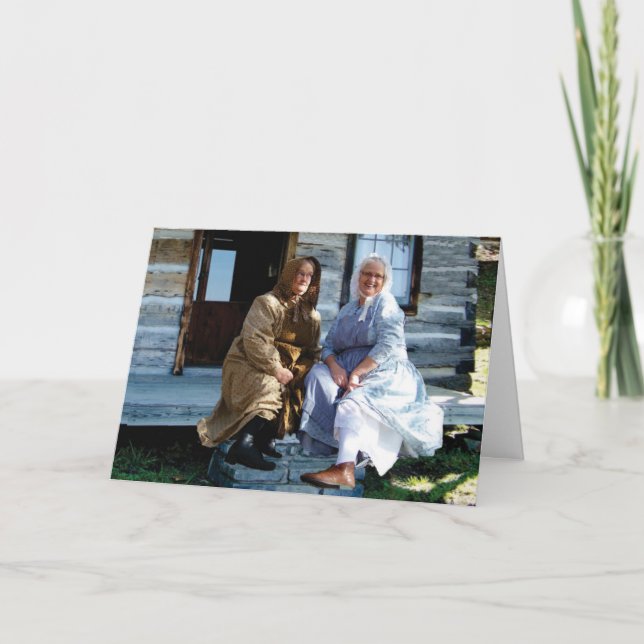 Har-Ber Village Pioneer Women Greeting Card 15c Kort (Framsida)