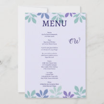 Här börjar alltid en Bröllop-meny