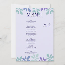 Här börjar alltid en Bröllop-meny Inbjudningar