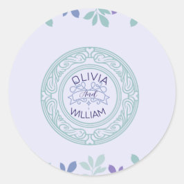 Här börjar för alltid: A Bröllop Runt Klistermärke