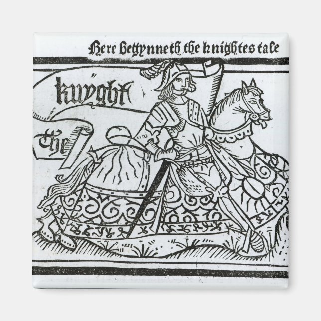 "Här börjar Knightes Tale" Magnet (Framsidan)