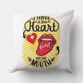 har bra hjärtmun kudde