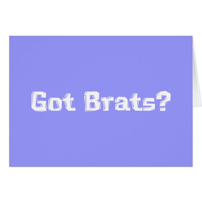 Har Brats Gifts Hälsningskort (Framsidan Horizontal)