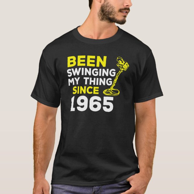 Har bytt min Sak sedan 1965 Metall-detektor H T Shirt (Framsida)