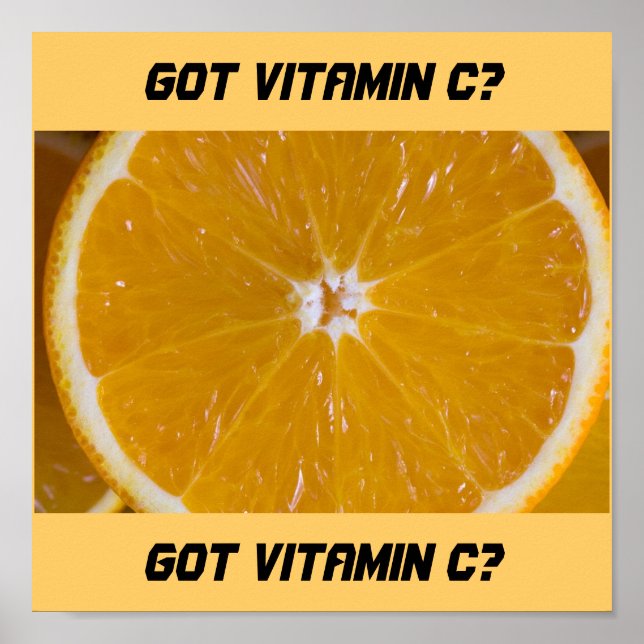 Har C-vitamin? Poster (Framsidan)