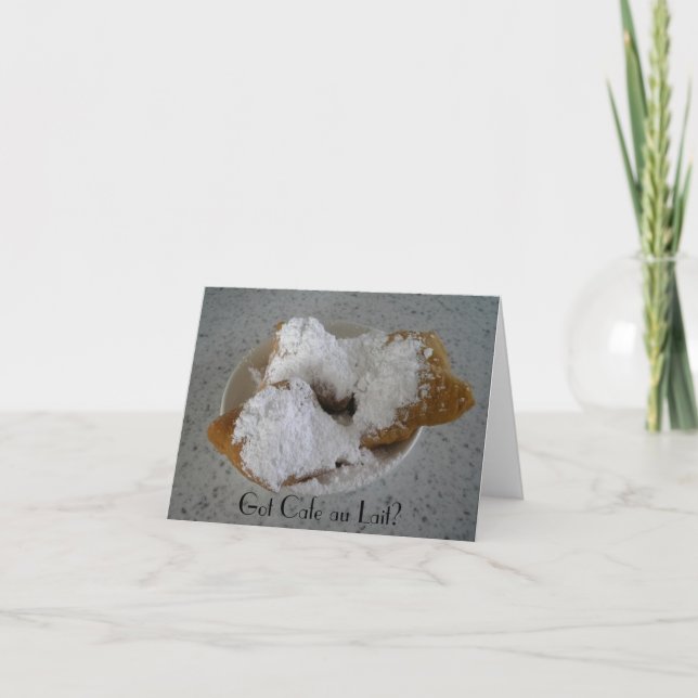 Har Cafe au Lait note card Kort (Framsida)