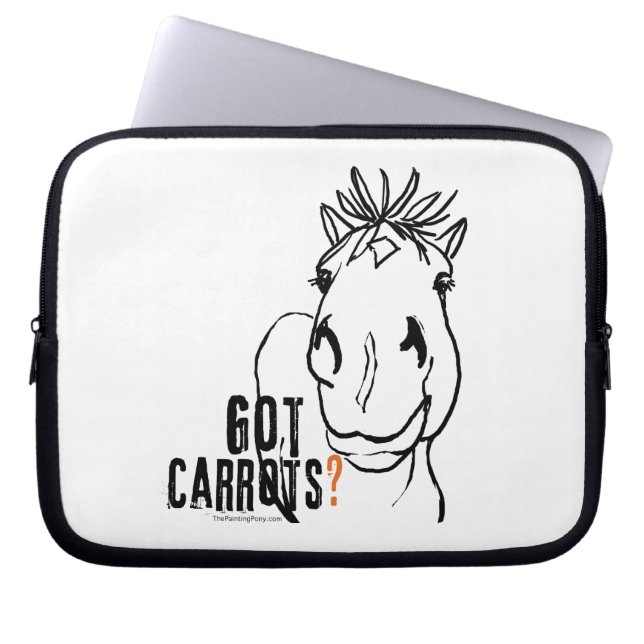 Har Carrots? Laptop Sleeve (Framsidan)